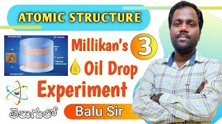 Atomic Structure  Part3  em Ratio  Charge On Electron  Millikans Oil Drop Experiment inter [upl. by Oaoj]