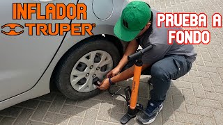 Inflador TRUPER ¿Puede inflar la llanta de un automóvilTesteoPrueba100 PSICabeza Dual [upl. by Tterrab]