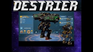 Ultimate Destrier war robots gameplayMBRO999 [upl. by Brause]