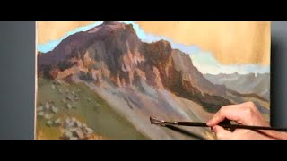 Oil Painting Tutorial LIVE  Landscape Painting  Rocks amp Perspective [upl. by Odarbil]