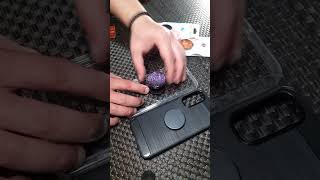 PopSockets PopGrip  How to Put On PopSockets PopGrip to Your Mobile Phone popsockets shortsfeed [upl. by Nosnej]