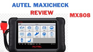 Autel Maxicheck car scantool mx808 review [upl. by Naniac]