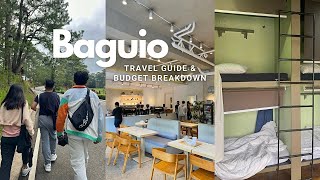 3D2N BAGUIO StepbyStep TRAVEL amp BUDGET GUIDE🍃❄️ Jett Alejo [upl. by Oirretna9]