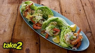 Garlic Prawns with Lemon amp Basil Sauce [upl. by Stephan]