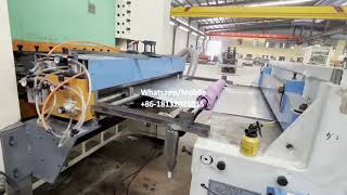 Production Line include Hydraulic DecoilerGantry Type Punching PressPunch Delivery System Shearer [upl. by Lenroc617]