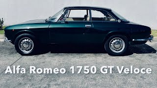 Alfa Romeo 1750 GT Veloce Bertone  cruising by the sea amp mountain Cascais Guincho e Sintra [upl. by Anura]