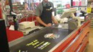 Conveyor Belt Advertising at Grocery Store [upl. by Fifine]