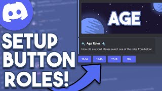 Setup Discord Button Roles 2022 [upl. by Hinda]