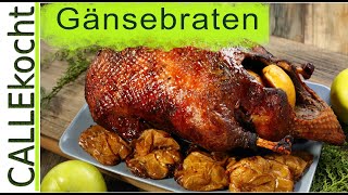 Perfekten Gänsebraten richtig zubereiten  Rezept für knusprige Gans [upl. by Bekaj]