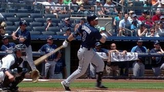 TBNYY Longoria cranks a solo blast to center [upl. by Einaffets405]