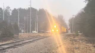 LSRC 4307 amp LSRC 4306 Southbound in Alpena Mi [upl. by Kleeman163]