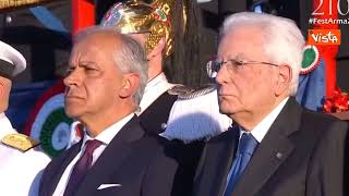 210 anni dei Carabinieri la cerimonia a Roma con Mattarella [upl. by Waldman]