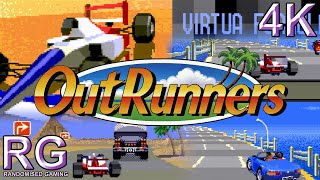 OutRunners  Sega Mega Drive  Full Attract amp Arcade playthrough as Virtua Racing Hidden Car 4K60 [upl. by Essenaj]