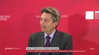 Rolf Mützenich zur Fraktionssitzung der SPD am 271118 [upl. by Pius]