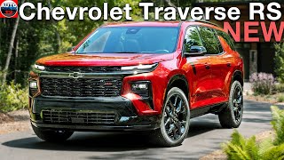 All NEW 2024 Chevrolet Traverse RS  REVEALED interior exterior amp features [upl. by Ezar]