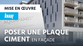 Installer une plaque de ciment pour lITE ► Knauf Aquapanel® Outdoor [upl. by Bailey]