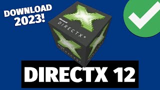 How To Download And Install DirectX 12 On Windows 1011 2023 [upl. by Milly]