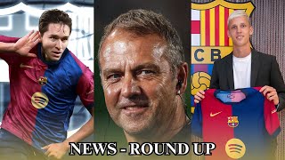 Barcelona News ft Dani Olmos registration Vitor Roque Clement Lenglet Chiesa amp Vallecano game [upl. by Saalocin]