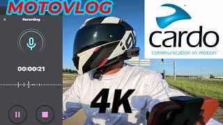 Cardo New Voice Recorder PackTalk Edge  Sena Killer Audio Test Ride Motovlog [upl. by Ricca]