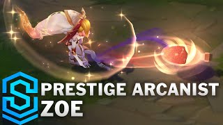 Prestige Arcanist Zoe Skin Spotlight  League of Legends [upl. by Ahtelrac632]