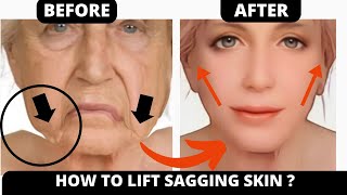 ANTIAGING FACE EXERCISES FOR SAGGING SKIN SAGGY CHEEKS JOWLS LAUGH LINES FOREHEAD FROWN LINES [upl. by Bail]