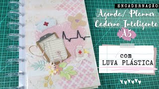 Agenda caderno inteligente A5 com luva plástica – DIY fácil [upl. by Stormi]