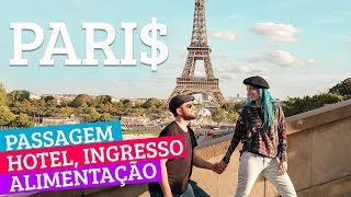 QUANTO CUSTA VIAJAR PARA PARIS não é tão cara quanto você imagina Dicas para viajar barato [upl. by Nyrahtak232]