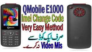 Q Mobile E1000 Party Imei Change Code  TECHNICAL QA  QMobile E1000 Party Imei Repair Code [upl. by Kumler]