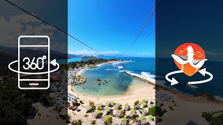 360° Cruise Clips  Labadee Dragon Fire Zipline [upl. by Norrek]