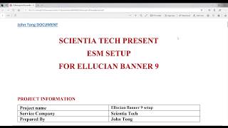 Ellucian Banner 9 Setup Part 1 ESM Ellucian Solution Manager setup [upl. by Lletnwahs656]