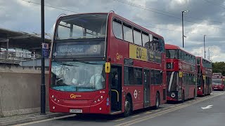 FRV Go Ahead London Route 5 Canning Town Stn  Romford Market Enviro400 Trident E126 LX09 FCC [upl. by Boccaj]