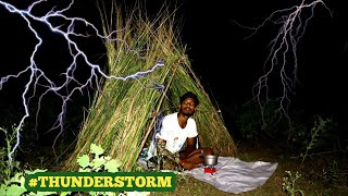 Dark and Gloomy Heavy Rain and Rainstorm Camping  ASMR  camping in India🇮🇳 [upl. by Hollie]