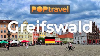 Walking in GREIFSWALD  Germany 🇩🇪 4K 60fps UHD [upl. by Earleen551]