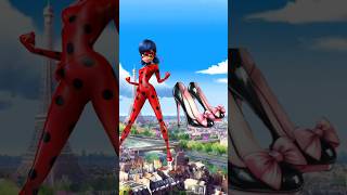 Miraculous Character as a heels👠miraculous ladybugshorts viraltranding [upl. by Ferdinanda747]