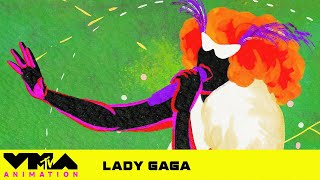 Lady Gagas Iconic quotPaparazziquot Performance at the 2009 VMAs Gets Animated  MTV [upl. by Ahsila]