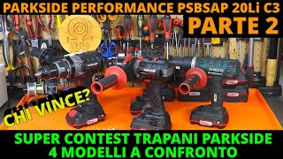 TRAPANO AVVITATORE A PERCUSSIONE PARKSIDE PERFORMANCE PSBSAP 20LI C3 IL MIGLIOR PARKSIDE O NO PT2 [upl. by Aliakim]