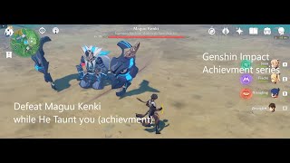 defeat maguu kenki while taunt you achievement puppet show off achievement challenge 4 [upl. by Nitsirc57]