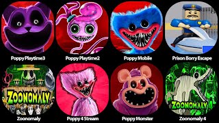 Poppy Playtime3 Poppy 2 Poppy Mobile Prison Borry Escape Zoonomaly Poppy4 Stream Poppy Monster [upl. by Shultz]