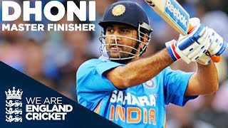 MS Dhoni  Master Finisher  England v India 2011  Highlights [upl. by Eintirb]