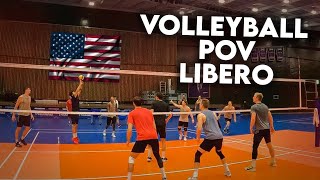 Volleyball Libero POV  USA Volleyball [upl. by Irab]