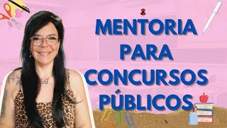 MENTORIA PARA CONCURSOS PÚBLICOS [upl. by Aleil]