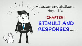 CHAPTER 1 STIMULI AND RESPONSES 1 FORM 3 [upl. by Ycnalc]