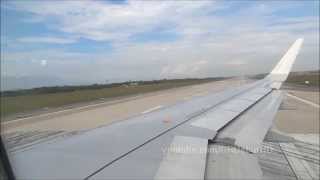 HD ABORDO  Tam A320 Galeão  Guarulhos  TURBULENCE [upl. by Enram]