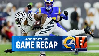 Bengals BATTLE to earn their first win in defensive struggle vs Rams  Game Recap  CBS Sports [upl. by Seravaj]