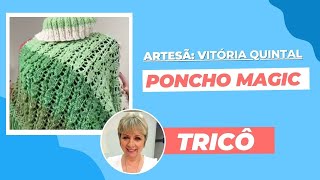 Poncho Magic Pull em Tricot [upl. by Yenial]