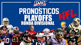 Pronosticos NFL Playoffs Ronda Divisional Temporada 2019Juegos Divisionales Playoffs NFL [upl. by Maryanna558]