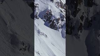 Sybille Blanjean went massive on this one in Baqueira Beret 😮‍💨 FWT HomeofFreeride [upl. by Petula]