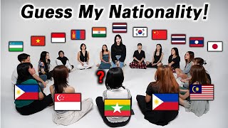 20 Asian Countries Guess Each Others Nationality What country Im From [upl. by Santini]