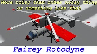 KSP Fairey Rotodyne VTOL real plane Firespitter [upl. by Demy]