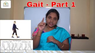 Gait part1 English  Sri Aahana Physiotherapy Academy [upl. by Yzzik]